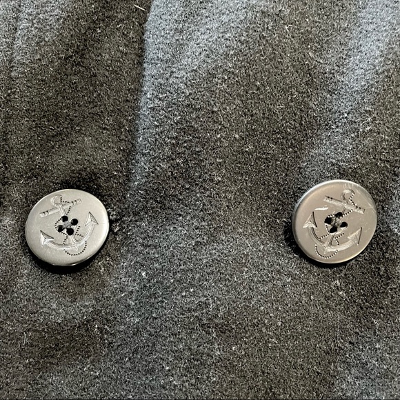 Black J. Crew Wool Sailors Peacoat - Picture 4 of 6